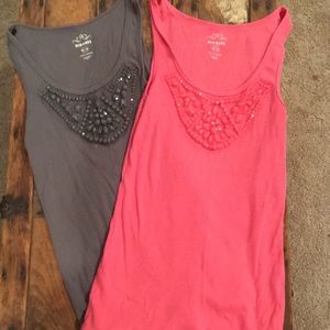 2 jeweled old navy tanks for $8